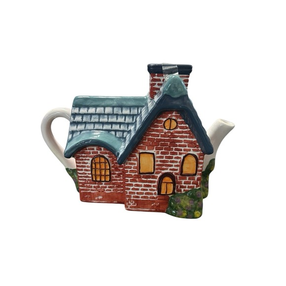 Thomas Kinkade Teapot 2005 Everett's Cottage Painter‎ of Light New In Box - Picture 4 of 10